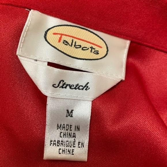 Talbots Ultra suede red light jacket, size M - Picture 2 of 7